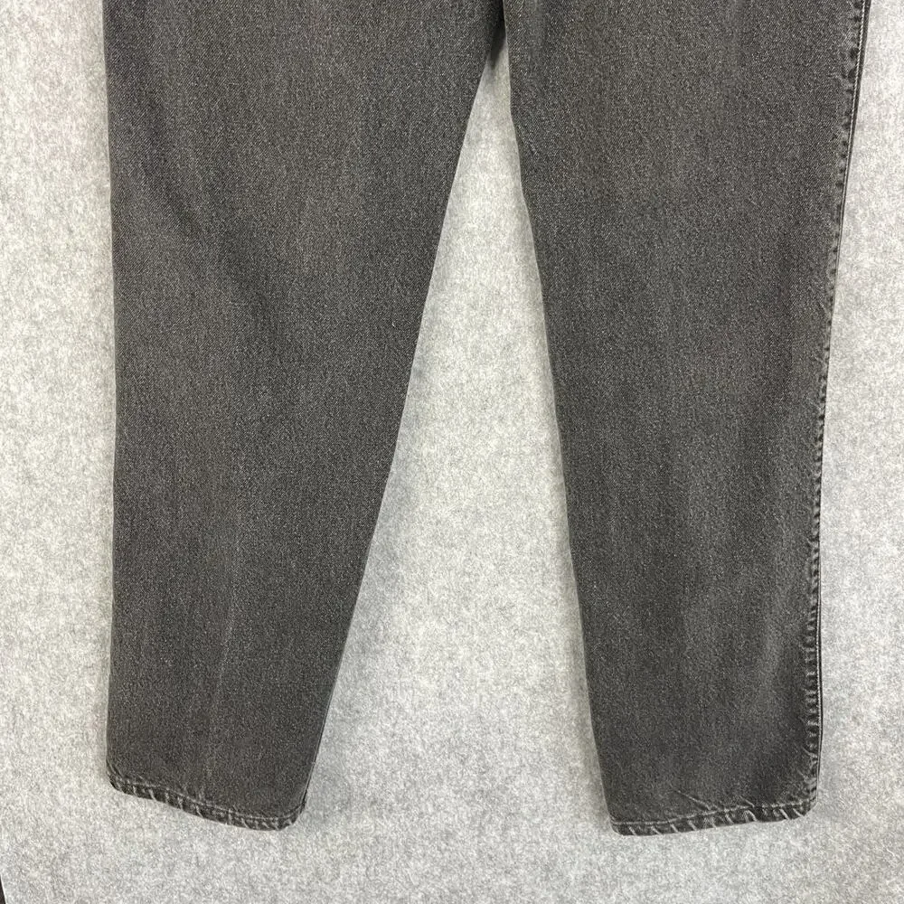 VTG Levis 540 Denim Jeans Mens 34x33 Black Relaxed Fit Brown Tab 90s USA Made